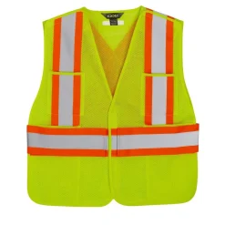L01180 - Patrol One Size High Vis Safety Vest<CX2 Discount