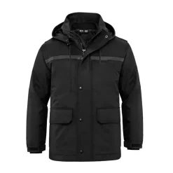 L01120 - Pinnacle Adult Heavy Duty 3 in 1 Parka with Detachable Hood<CX2 Best