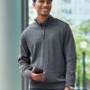DG478 - Men's Manchester Fully-Fashioned Half-Zip Sweater<Devon & Jones Fashion
