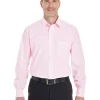 DG534 - Men's Crown Collection Striped Shirt<Devon & Jones Clearance