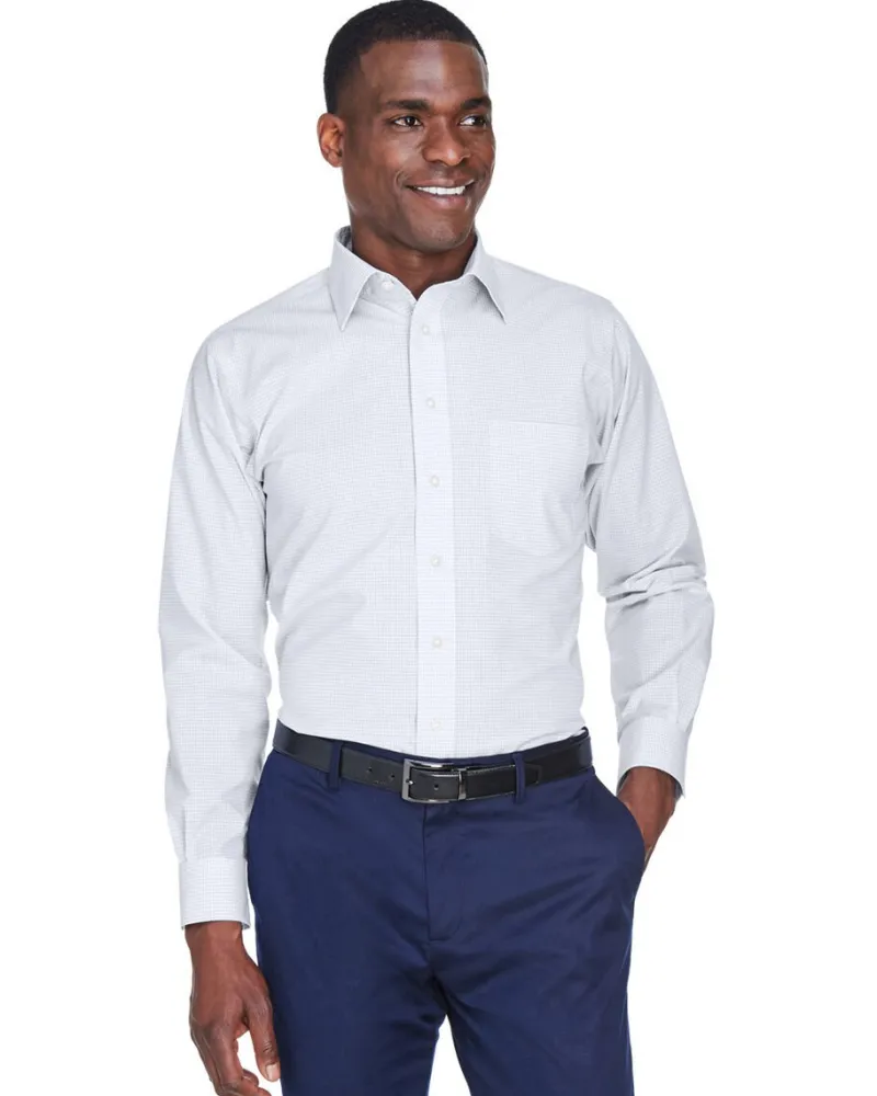 DG510 - Men's Crown Collection Micro Tattersall<Devon & Jones Discount