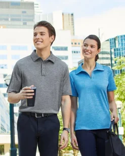 DG22 - Men's CrownLux Performance Address Mélange Polo<Devon & Jones Fashion