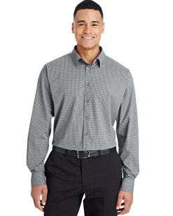 DG535 - Men's CrownLux Performance Tonal Mini Check Shirt<Devon & Jones Online