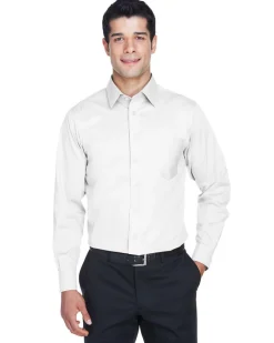 DG530T - Men's Tall Crown Collection Solid Long-Sleeve Stretch Twill<Devon & Jones Sale