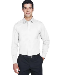 DG530T - Men's Tall Crown Collection Solid Long-Sleeve Stretch Twill<Devon & Jones Sale