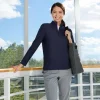 DG410W - Crownlux Performance® Ladies Windsor Welded Quarter-Zip<Devon & Jones Online