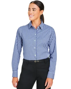 DG536W - Crownlux Performance® Ladies Gingham Shirt<Devon & Jones New