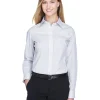 DG510W - Ladies Crown Collection Micro Tattersall<Devon & Jones Fashion