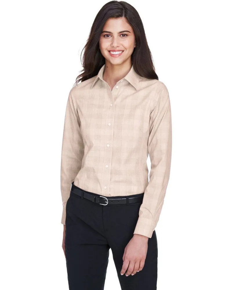 DG520W - Ladies Crown Collection Glen Plaid<Devon & Jones Online