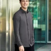 DG20Z - Men's CrownLux Performance Plaited Button-Down Shirt<Devon & Jones Best