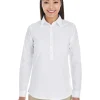 DP610W - Ladies Perfect Fit Half-Placket Tunic Top<Devon & Jones Best