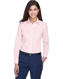 D640W - Ladies Crown Collection Gingham Check<Devon & Jones Best