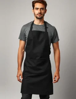 EgotierPro DE9129 - Premium Chef Apron with Double Pocket and Tie-Straps<Roly Discount