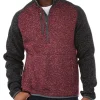 18611 - VORLAGE Half Zip Knit Jkt<Elevate Discount