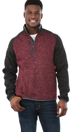 18611 - VORLAGE Half Zip Knit Jkt<Elevate Discount