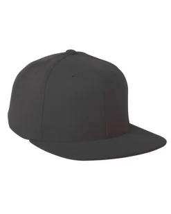 110F - Wool Blend Flat Bill Snapback Cap<Flexfit Clearance