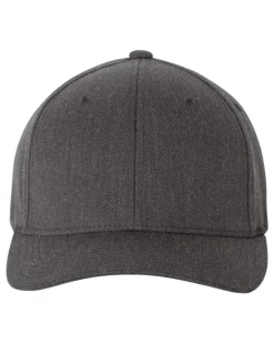 FF6477 - Premium Wool Blend Structured Fitted Cap with Permacurv Visor<Flexfit Discount