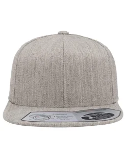 FF110F - Wool Blend Flat Bill Snapback<Flexfit Hot