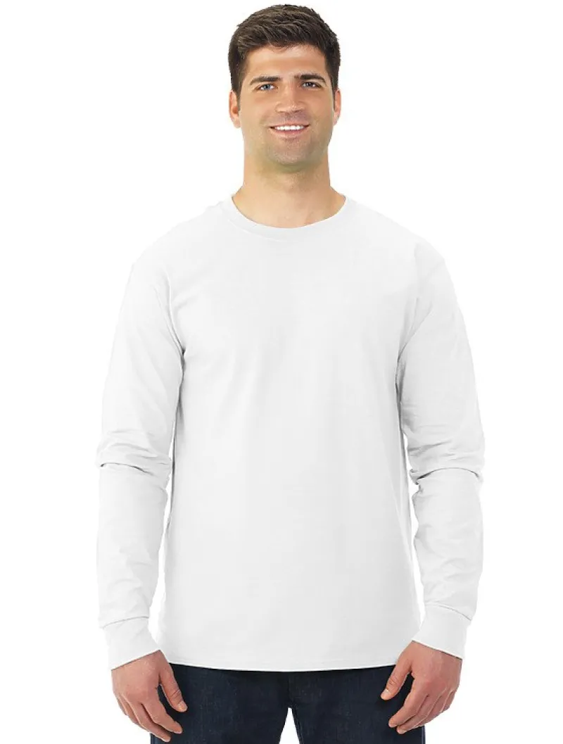 4900 - HD Cotton™ Long Sleeve Tee<Fruit of the Loom Best