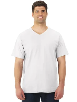 3900v - 100% Cotton V-Neck Tee<Fruit of the Loom Clearance