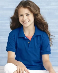 8800B - Youth DryBlend Moisture-Wicking Polo Shirt by<Gildan Discount