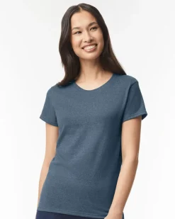 5000L - Sustainable Heavy Cotton Ladies T-Shirt with Feminine Fit<Gildan Clearance