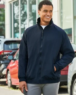 M740 - Fleece-Lined Nylon Jacket<Harriton Hot
