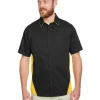 M586 - Men's Flash IL Colorblock Short Sleeve Shirt<Harriton Sale