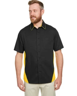 M586 - Men's Flash IL Colorblock Short Sleeve Shirt<Harriton Sale