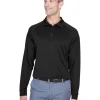 M211L - Men's Tactical Performance Long-Sleeve Polo Shirt<Harriton Fashion