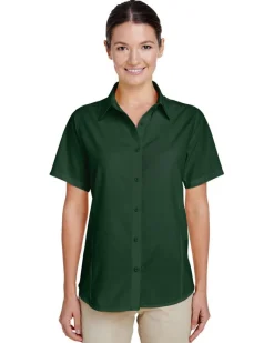 M610SW - Ladies Paradise Short-Sleeve Performance Shirt<Harriton Clearance