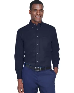 M500T - Men's Tall Easy Blend Long-Sleeve Twill<Harriton Best