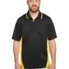 M386T - Men's Tall Flash Snag Protection Plus IL Colorblock Polo<Harriton Outlet