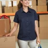 M585W - Ladies Advantage IL Short-Sleeve Work Shirt<Harriton Clearance