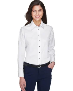 M500W - Women's Stain-Release Twill Shirt with Wrinkle Resistance<Harriton New