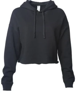 AFX64CRP - Women's Lightweight Crop Hooded Pullover<Independent Trading Co. New