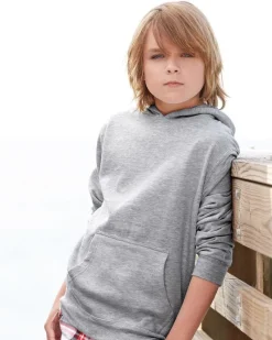 SS4001Y - Youth Midweight Hooded Pullover Sweatshirt<Independent Trading Co. Clearance