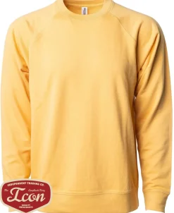 SS1000C - Unisex Lightweight Loopback Terry Crew<Independent Trading Co. Clearance