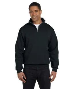 995M - Adult 8 oz. NuBlend® Quarter-Zip Cadet Collar Sweatshirt<Jerzees Best