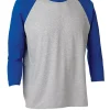 934 - Men's 3/4 Sleeve Baseball T<King Athletics Sale