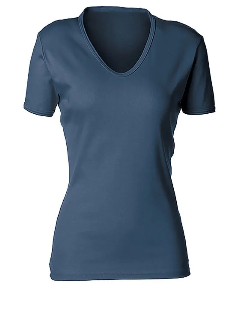 933 - Princess Deep V T-Shirt<King Athletics Outlet
