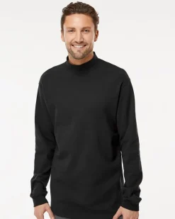 KF4600 - Jersey Interlock Mockneck Long Sleeve T-Shirt<King Fashion Hot