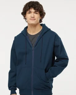 s KF9017 FULL ZIP HOODED SWEAT - 15 oz.<King Fashion Sale