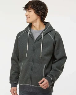 s KP8017 - EXTRA HEAVY FULL ZIP HOODED JACKET<King Fashion New