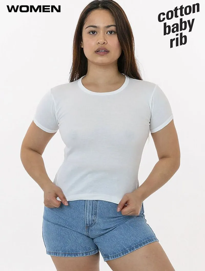 43005 - Original Baby Rib Tee<Los Angeles Apparel Outlet