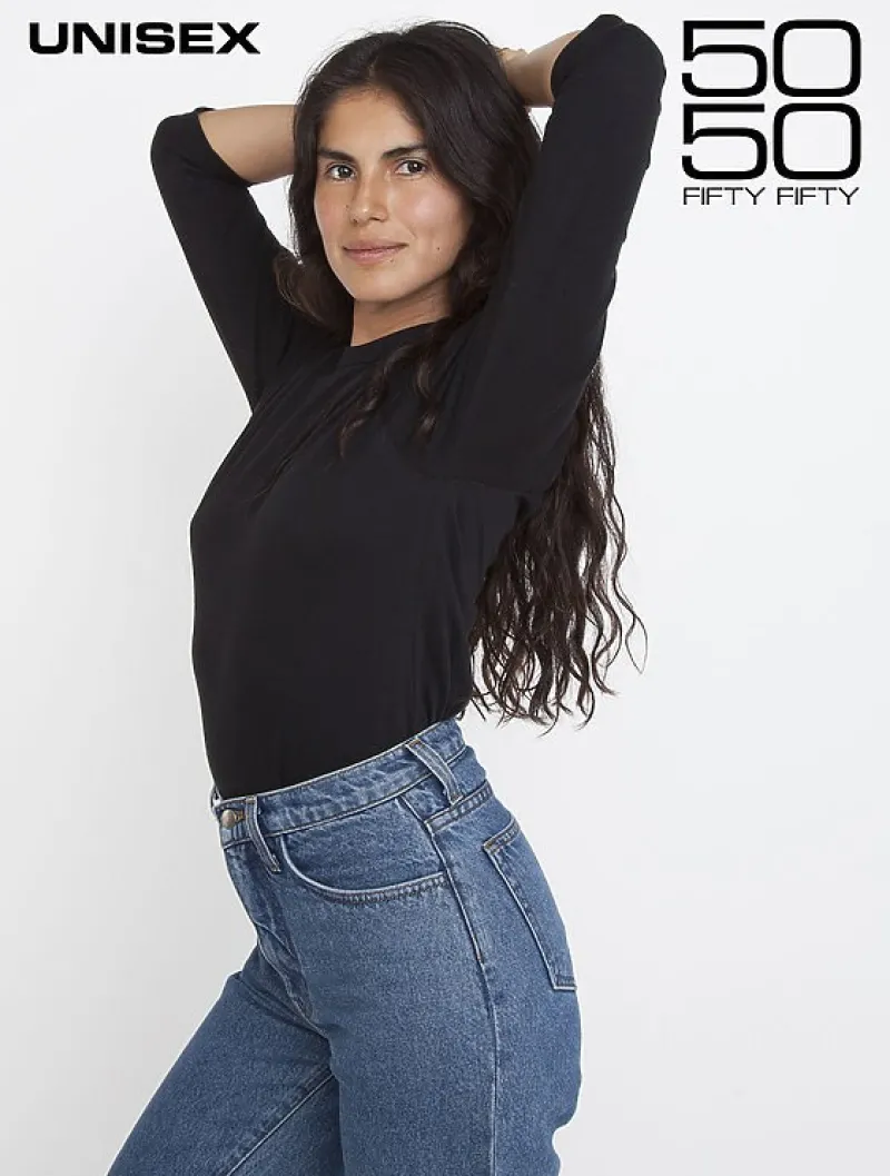 ff53 - 34-Sleeve Raglan Tee<Los Angeles Apparel Outlet