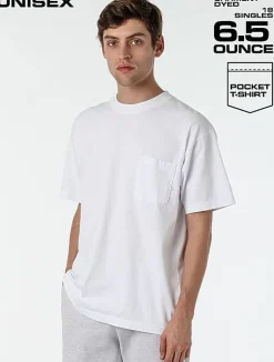 1809gd - Garment Dye Pocket T-Shirt<Los Angeles Apparel Online