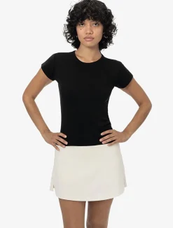 43021gd - GD Cap Sleeve Baby Tee<Los Angeles Apparel Clearance
