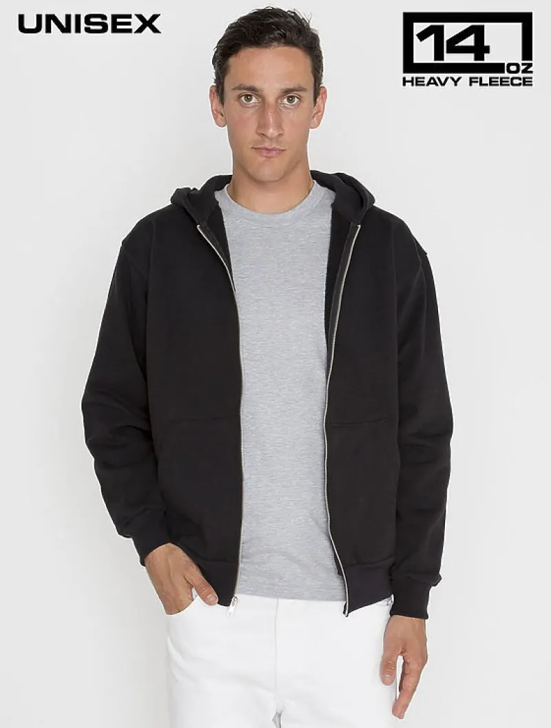 hf10 - Heavy Fleece Full-Zip Hoodie<Los Angeles Apparel Best
