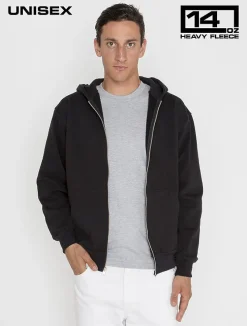 hf10 - Heavy Fleece Full-Zip Hoodie<Los Angeles Apparel Best